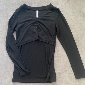 Latched Mama Nursing Black Top